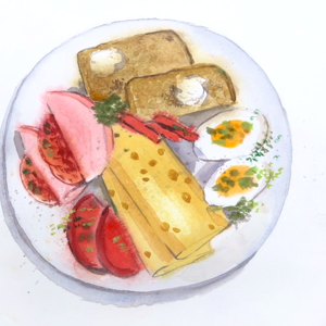 [Женя Мельникова] Акварель. Завтрак_0.png